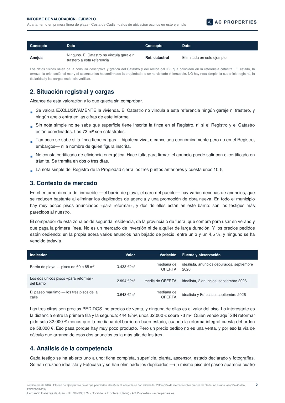 Page 2 of the sample report