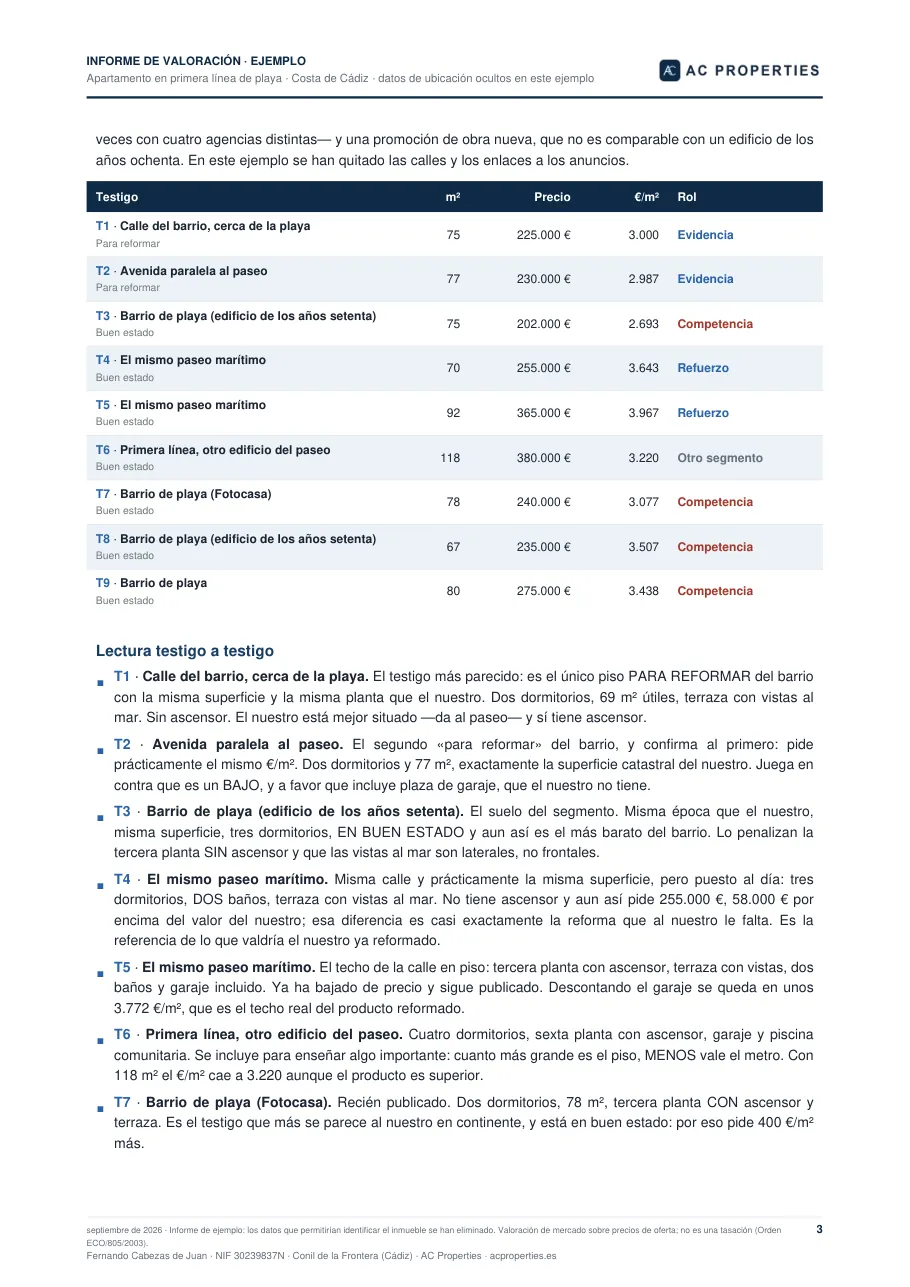 Page 3 of the sample report