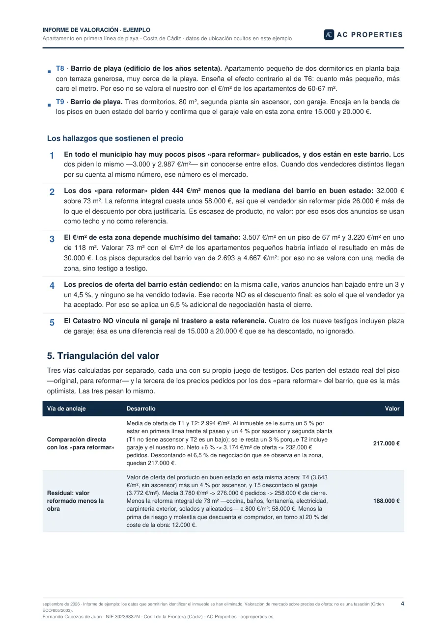 Page 4 of the sample report