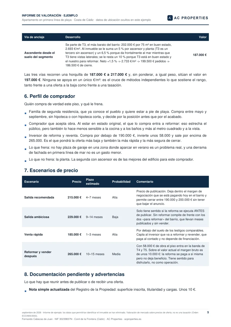 Page 5 of the sample report