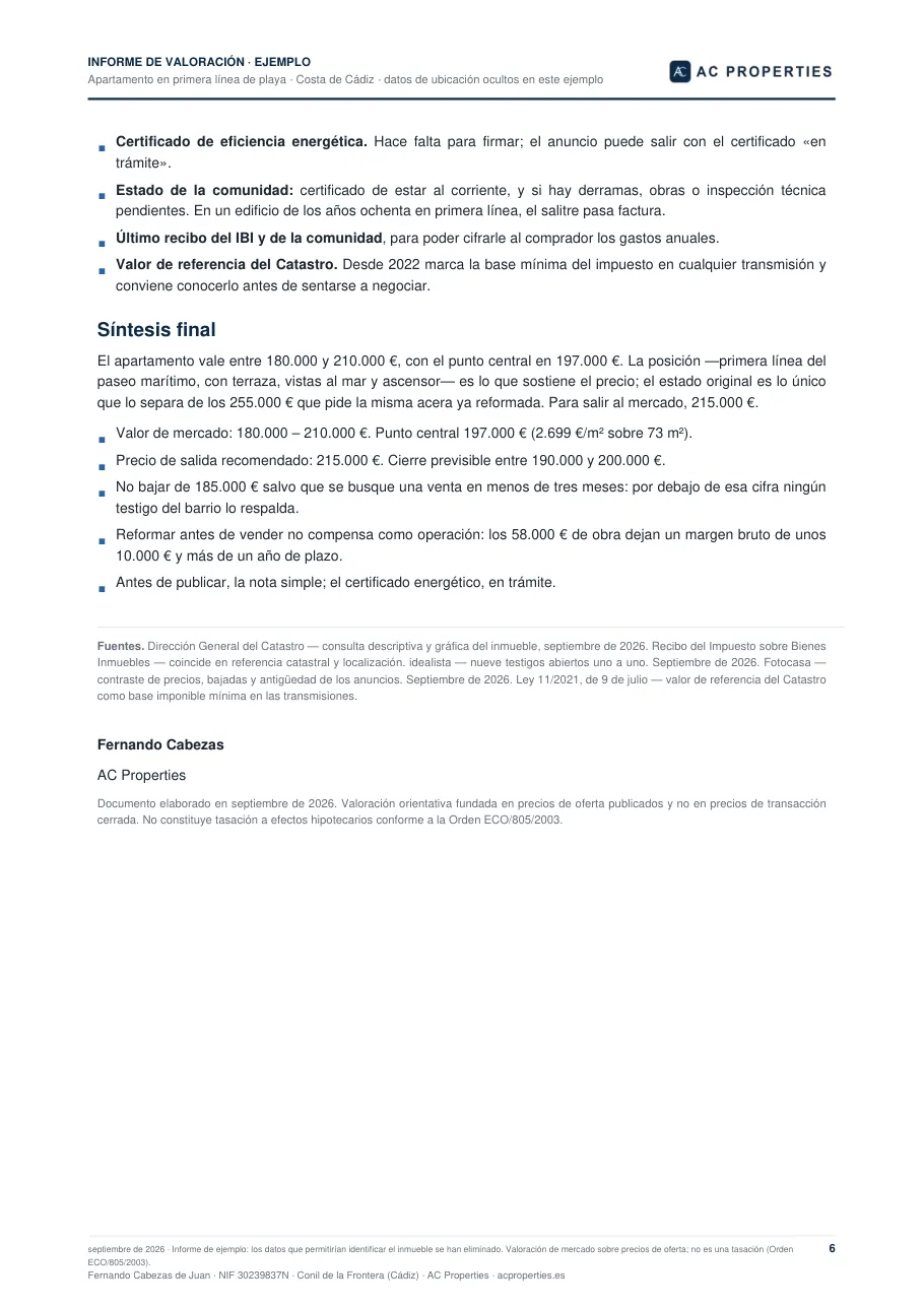 Page 6 of the sample report